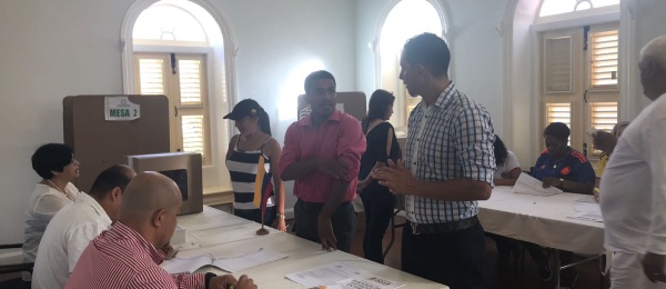 Consulado de Colombia en Willemstad: inició el último día de elecciones presidenciales de segunda vuelta
