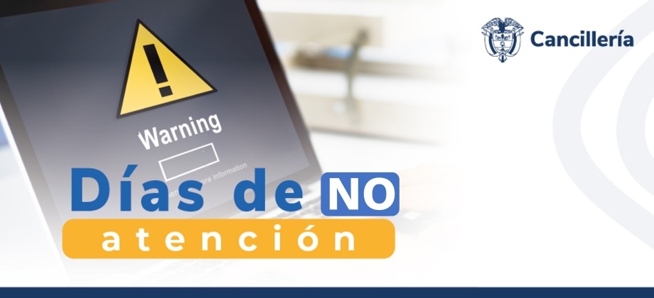 Consulado de Colombia en Willemstad no tendrá atención al público el martes 10  de octubre de 2023