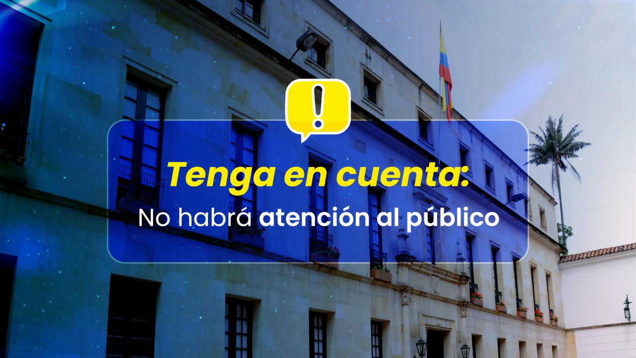 Consulado de Colombia en Willemstad, Curazao no tendrá atención la público los días 14 y 15 de mayo de 2026